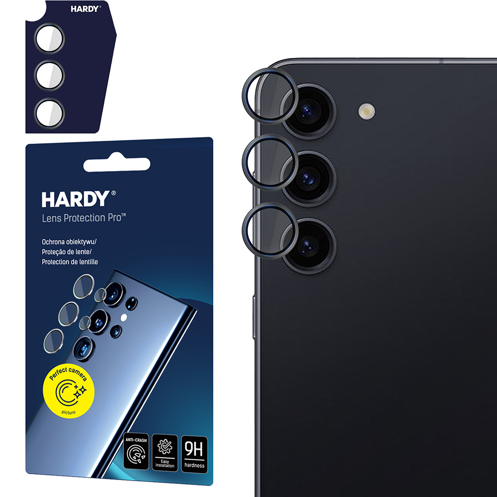 Osłona na aparat 3mk HARDY Lens Protection Pro 1 zestaw dla Galaxy S24, czarna